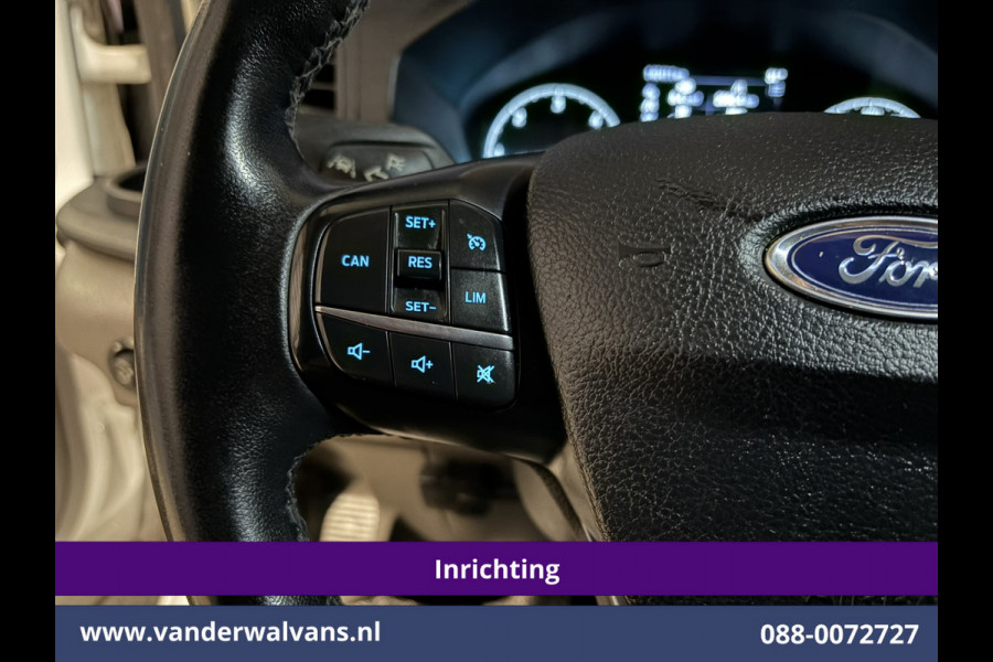 Ford Transit 2.0 TDCI 130pk L2H2 Inrichting Euro6 Airco | Omvormer | Imperiaal | Camera | Apple Carplay Android Auto, LED, Cruisecontrol, Trekhaak, Verwarmde voorruit, Parkeersensoren, Bijrijdersbank
