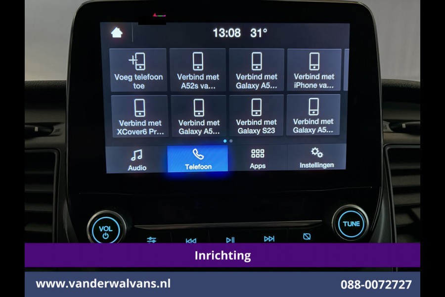 Ford Transit 2.0 TDCI 130pk L2H2 Inrichting Euro6 Airco | Omvormer | Imperiaal | Camera | Apple Carplay Android Auto, LED, Cruisecontrol, Trekhaak, Verwarmde voorruit, Parkeersensoren, Bijrijdersbank