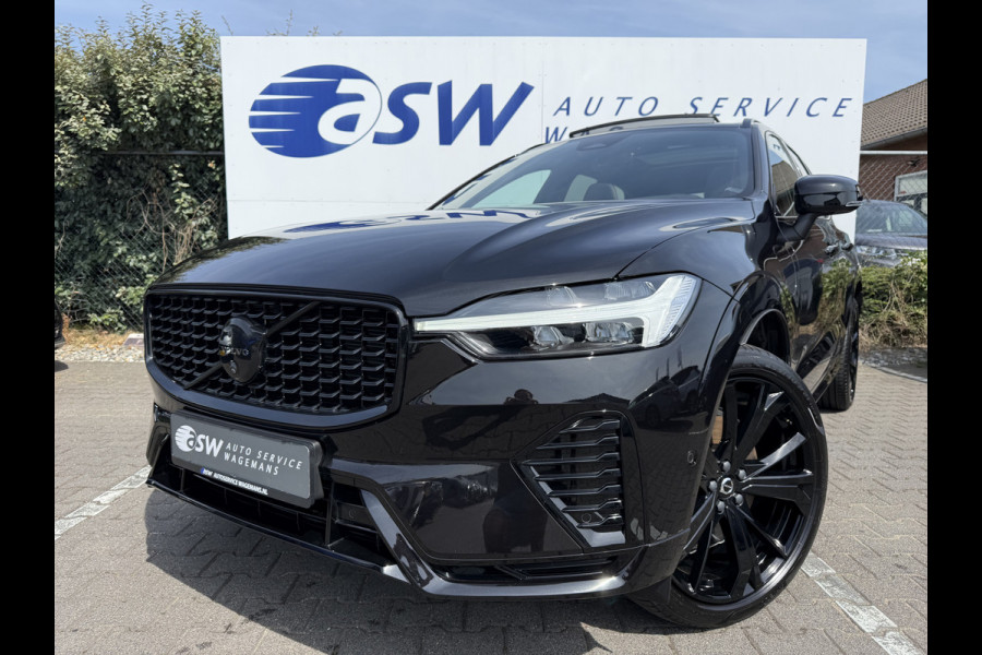 Volvo XC60 2.0 T8 Plug-in hybrid AWD Ultra Black Edition | Trekhaak | Pano | Pilot Assist | Dodehoek | 21 inch