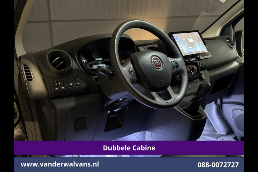 Fiat Talento 2.0 MultiJet 146pk L2H1 Dubbele Cabine Euro6 Airco | 5-Zits | Camera | Cruisecontrol | Apple Carplay Android Auto, Leder, Parkeersensoren, Sidebars, Trekhaak