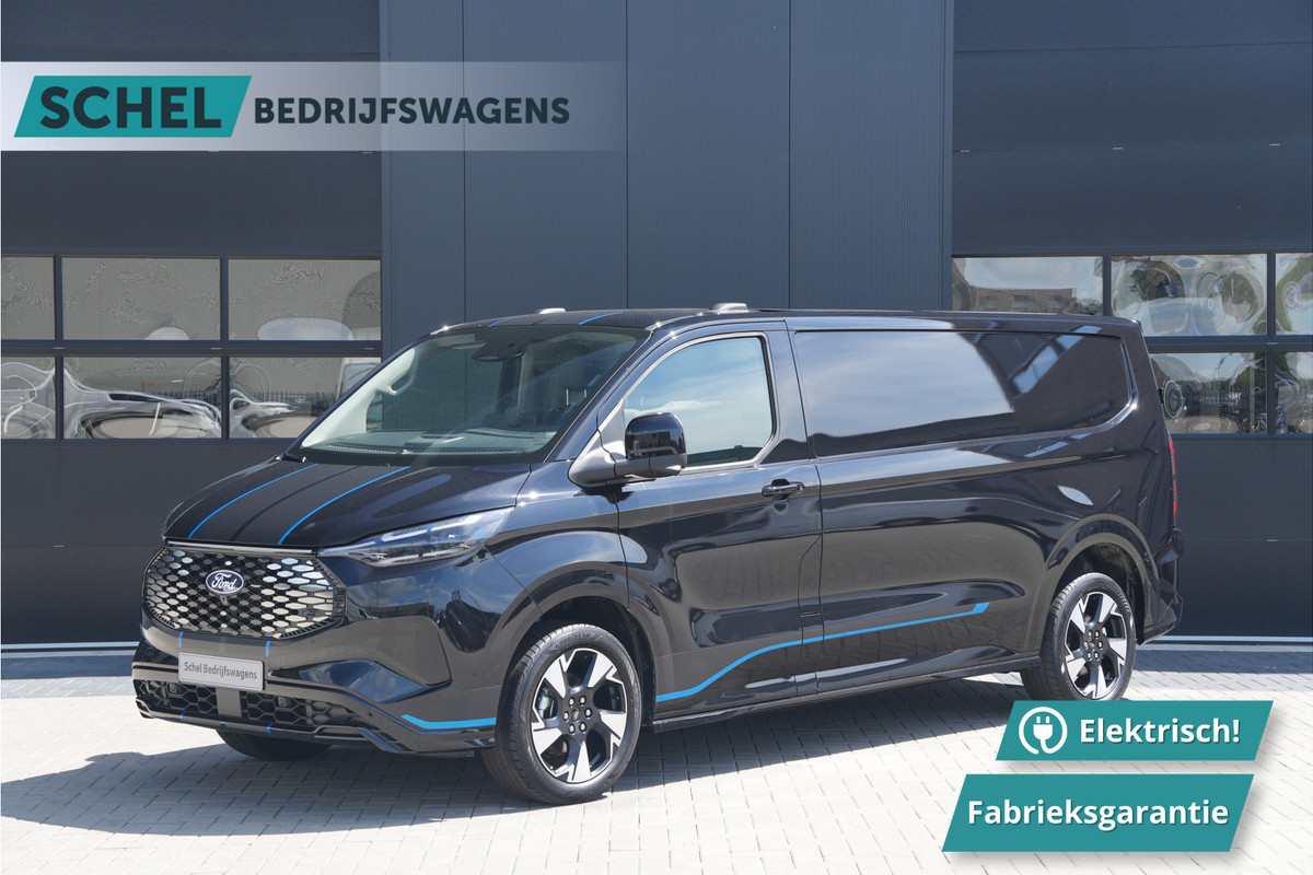 Ford E-Transit Custom 340 L2H1 Sport 71 kWh 218pk - ACC - DDS LED - Pro Power - Verwarmd stuurwiel - Navi - 360 Camera - Rijklaar