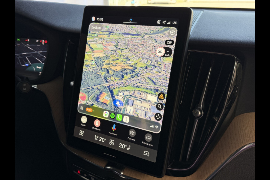 Volvo XC60 2.0 T8 455PK AWD PLUS DARK NIEUWE AUTO HARMAN KARDON 360.CAM STOEL/STUUR VERW LEER