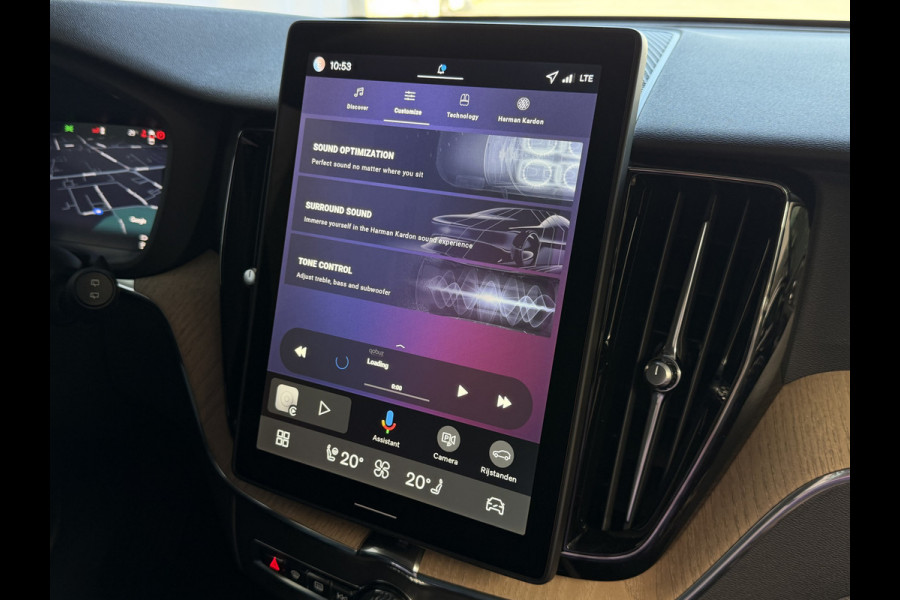 Volvo XC60 2.0 T8 455PK AWD PLUS DARK NIEUWE AUTO HARMAN KARDON 360.CAM STOEL/STUUR VERW LEER