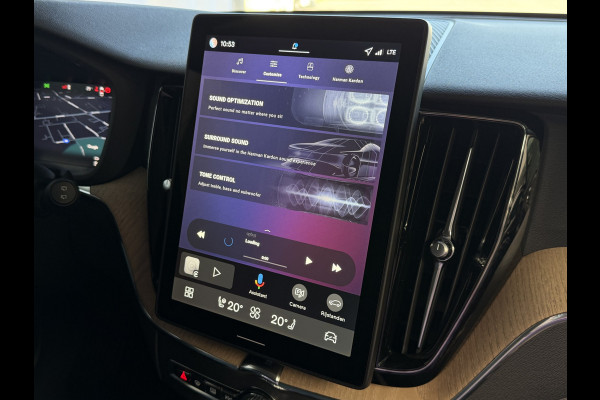 Volvo XC60 2.0 T8 455PK AWD PLUS DARK NIEUWE AUTO HARMAN KARDON 360.CAM STOEL/STUUR VERW LEER