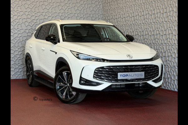 MG MG HS PHEV 1.5 TGDI LUXURY PHEV PLUG-IN HYBRIDE | LEER | 272PK NIEUWE AUTO | >1.000 KM TOTAAL BEREIK | 360° CAMERA | ELEKTRISCHE ACHTERKLEP