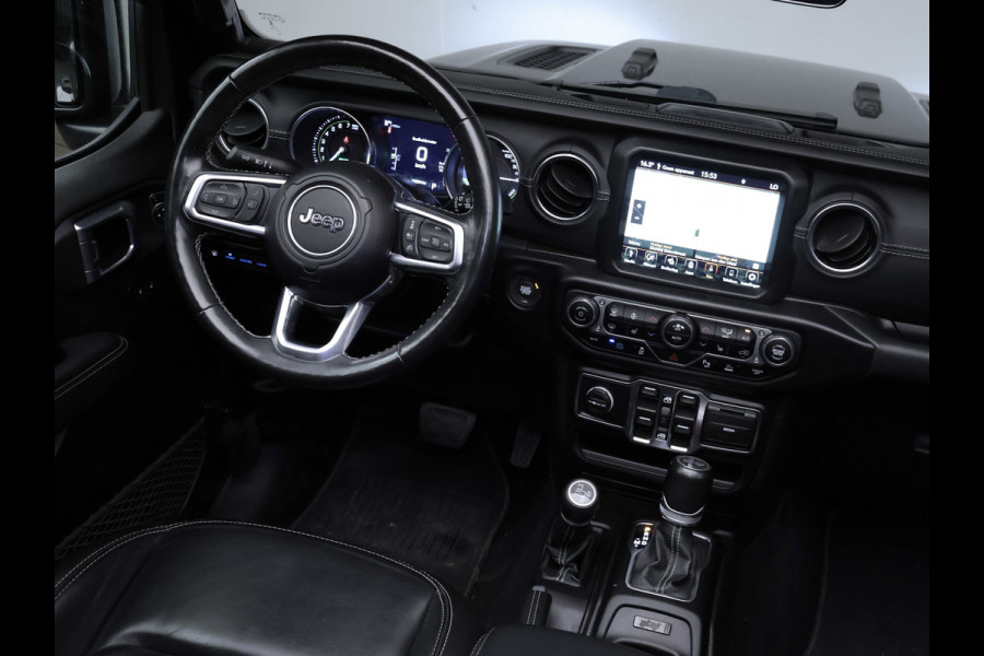 Jeep Wrangler Unlimited 4xe 380 Rubicon (APPEL CARPLAY,HARDTOP,NAVI,CAMERA,LEDER,STOELVERWAMING,ADAPTIEVE CRUISE,NETTESTAAT)