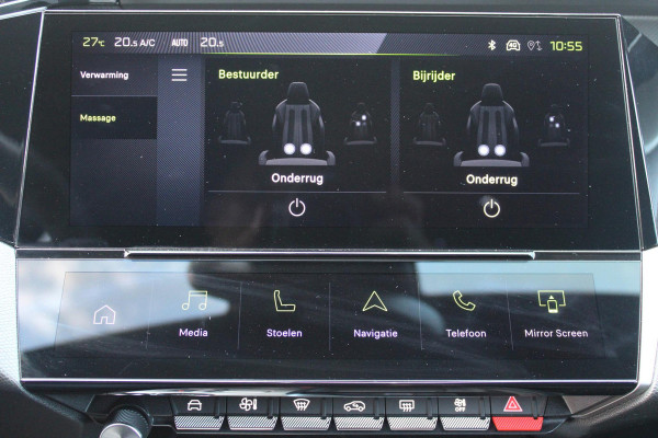 Peugeot 308 SW 1.2 Hybrid 145PK GT AUTOMAAT | PANORAMA SCHUIF/KANTEL DAK | AFNEEMBARE TREKHAAK | NAVIGATIE | SENSATION PACK: FOCAL HIFI SYSTEM (PREMIUM HIFI SYSTEEM MET 10 SPEAKERS)/DRAADLOZE TELEFOONLADER | 360° VISION & DRIVE ASSIST PLUS PACK: ACHTERUITRIJCAMERA 360° VISIOPARK 3 (4 CAMERA'S)/PARKEERHULP VOOR EN ACHTER/ANTI DIEFSTAL ALARM/PEUGEOT i-COCKPIT MET CONFIGUREERBAAR 3D-INSTRUMENTENPANEEL/CLEAN CABIN | ALCANTARA EXECUTIVE PACK: BEKLEDING ALCANTARA/KUNSTLEDER INCL. ELEKTRISCH BEDIENBARE AGR STOEL EN MASSAGE OP BEIDE VOORSTOELEN | 18" LICHTMETALEN VELGEN "PORTLAND" | NAVIG