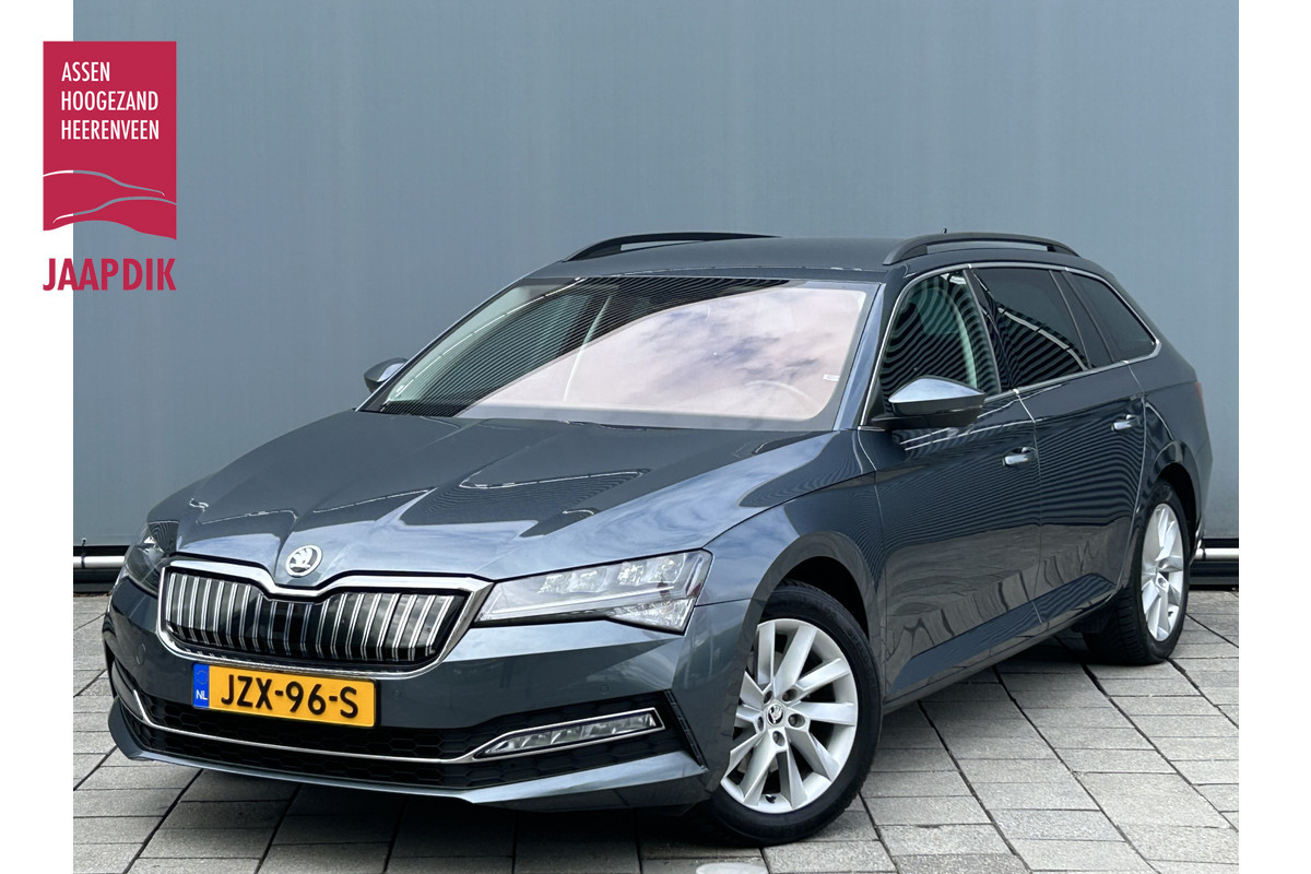 Škoda Superb Combi BWJ 12-2020 | 1.4TSI iV 218PK SPORT BUS. AUTOMAAT | CLIMA | STOELVERW | SPORTSTOELEN | PRIVACY GLASS | CARPLAY | NAVI | CAMERA A |