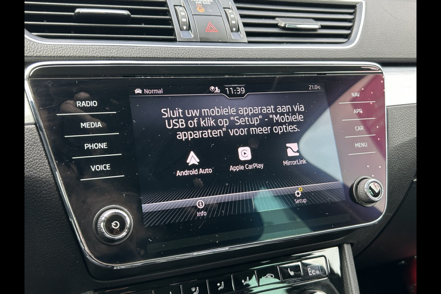 Škoda Superb Combi BWJ 12-2020 | 1.4TSI iV 218PK SPORT BUS. AUTOMAAT | CLIMA | STOELVERW | SPORTSTOELEN | PRIVACY GLASS | CARPLAY | NAVI | CAMERA A |