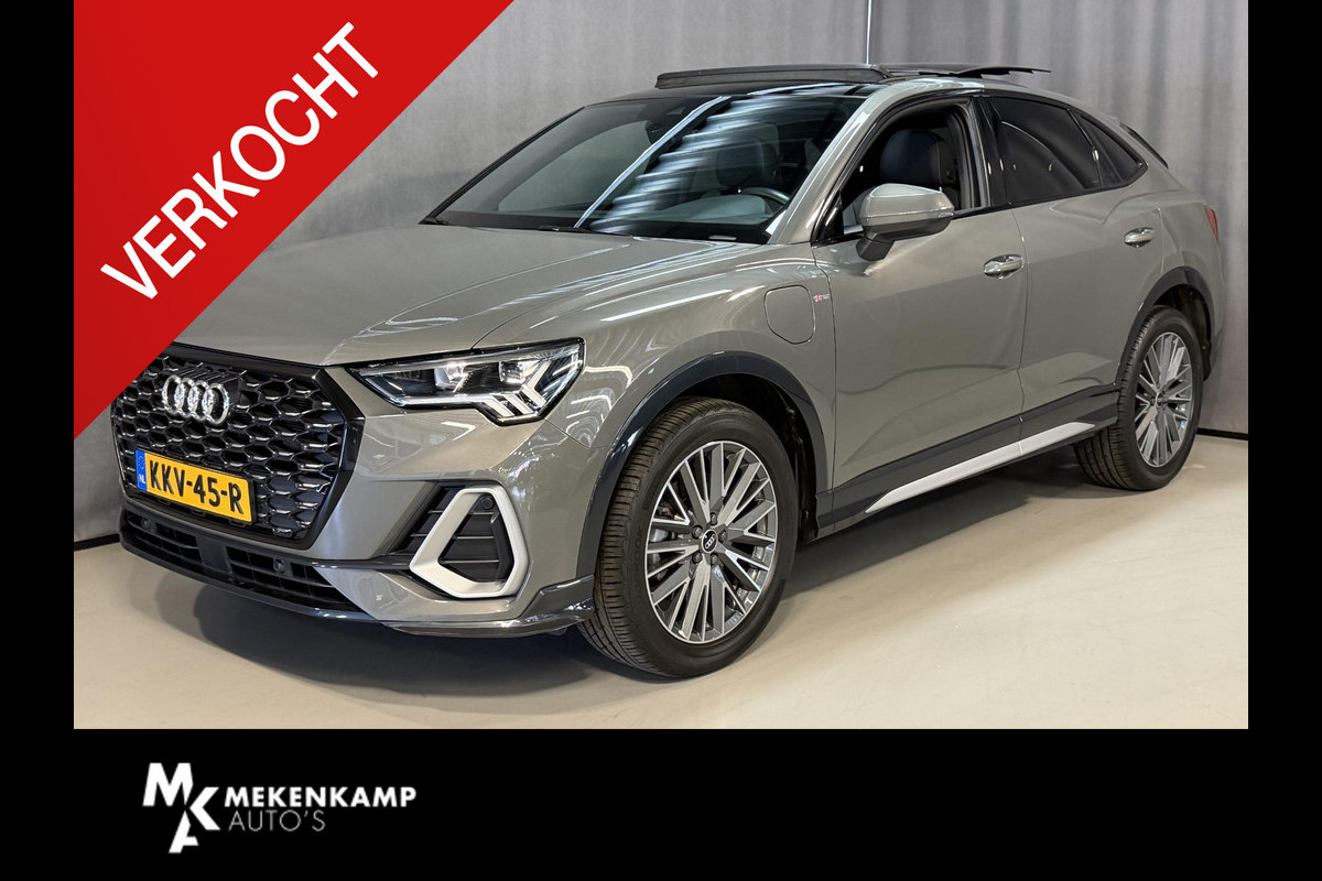 Audi Q3 Sportback 45 TFSI e S Edition 18"/Panoramadak/Dodehoek/Leder/Camera/Elektrische klep/Keyless