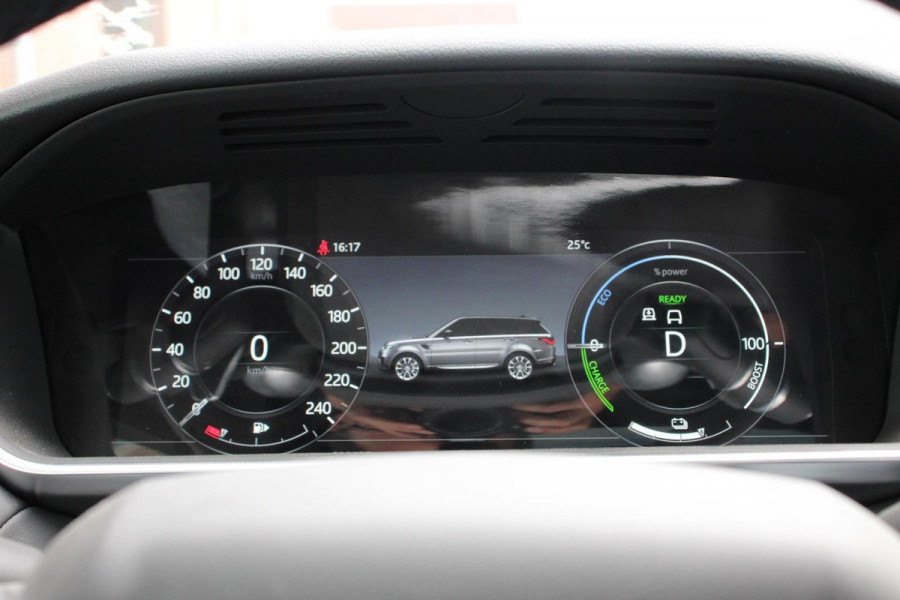Land Rover Range Rover Sport P400e HSE Hybrid Dynamic Leder Schuif / kantel / Panorama dak Meridian sound system Camera Electrisch bedienbare achterklep Standkachel