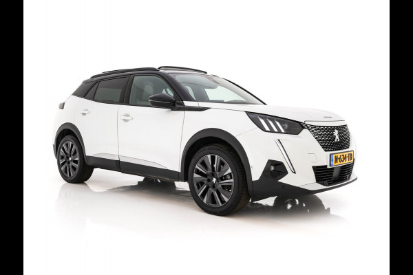Peugeot e-2008 EV GT Pack 50 kWh [3-Fase-11kW] {SoH-88%} (INCL.BTW) *PANO | DIGI-COCKPIT | FULL-LED | BLIS | KEYLESS | LEATHER-MICROFIBRE | CAMERA | CARPLAY | CCS-FASTLOADER | DAB+ | NAVI-FULLMAP | ECC | PDC | SPORT-SEATS | AMBIENT-LIGHT | PRIVACY-