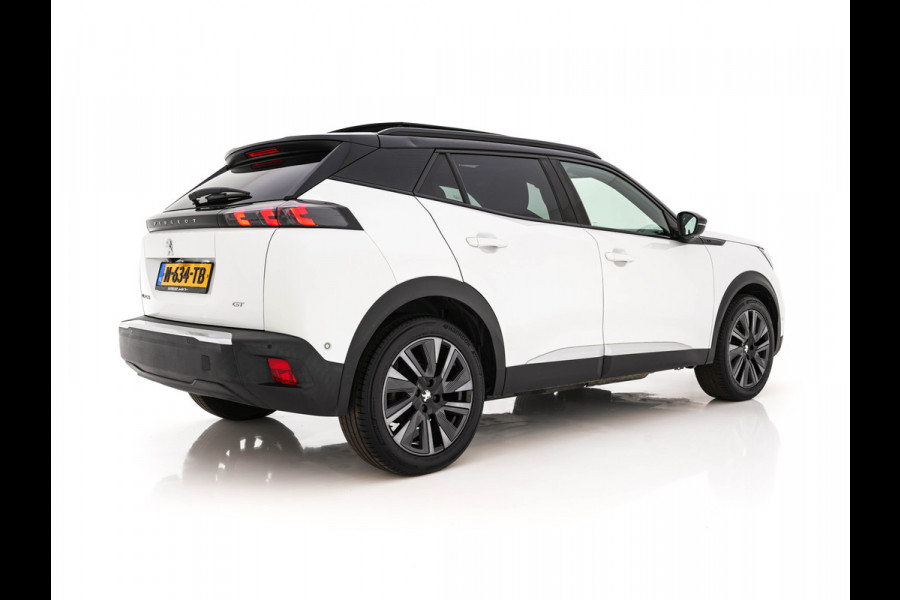 Peugeot e-2008 EV GT Pack 50 kWh [3-Fase-11kW] {SoH-88%} (INCL.BTW) *PANO | DIGI-COCKPIT | FULL-LED | BLIS | KEYLESS | LEATHER-MICROFIBRE | CAMERA | CARPLAY | CCS-FASTLOADER | DAB+ | NAVI-FULLMAP | ECC | PDC | SPORT-SEATS | AMBIENT-LIGHT | PRIVACY-