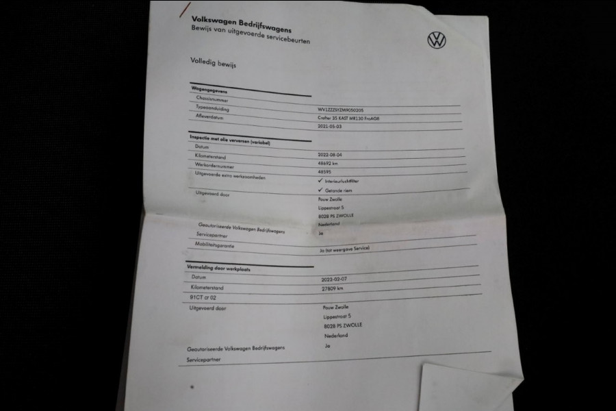 Volkswagen Crafter 35 2.0 TDI 177pk DSG-Automaat L3H3 (L2H2) LED/Camera/Trekhaak 3500kg 05-2021