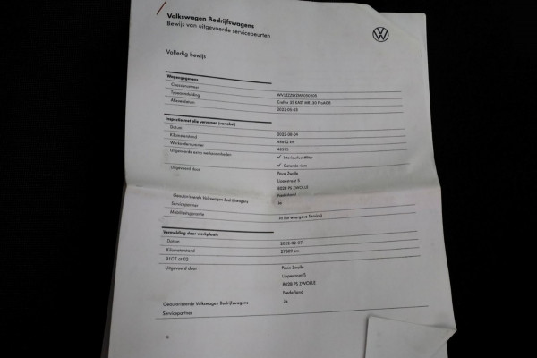Volkswagen Crafter 35 2.0 TDI 177pk DSG-Automaat L3H3 (L2H2) LED/Camera/Trekhaak 3500kg 05-2021