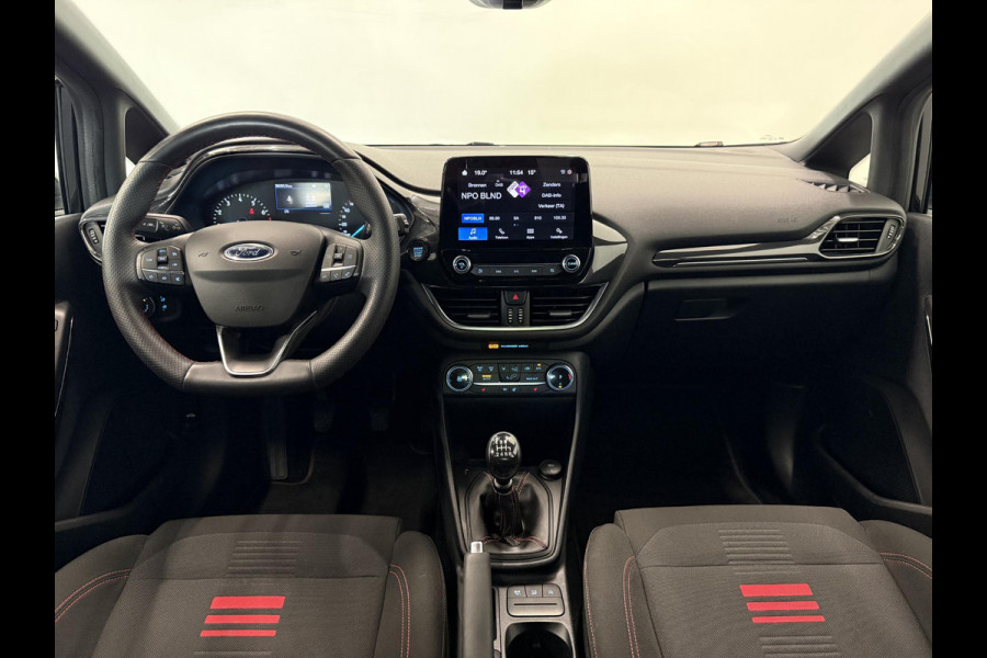 Ford Fiesta 1.0 EcoBoost Hybrid ST-Line Facelift! Climate Control Navigatie Carplay PDC + Camera Achter LM Velgen 17" Full LED Keyless Stoel/Stuurwielverwarming