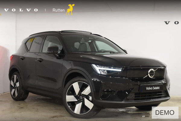 Volvo EX40 Single Motor Extended Range Plus 82 kWh / Panoramadak / Harman Kardon / 360 camera / Microtech/Nubuck / 20'' 5-Spaaks Black Diamond Cut