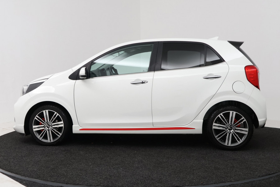 Kia Picanto 1.0 T-GDI GT-Line (STOEL/STUUR VERWARMING, NAVIGATIE, CAMERA, CRUISE CONTROL, PARKEERSENSOREN)