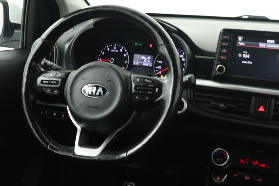 Kia Picanto 1.0 T-GDI GT-Line (STOEL/STUUR VERWARMING, NAVIGATIE, CAMERA, CRUISE CONTROL, PARKEERSENSOREN)