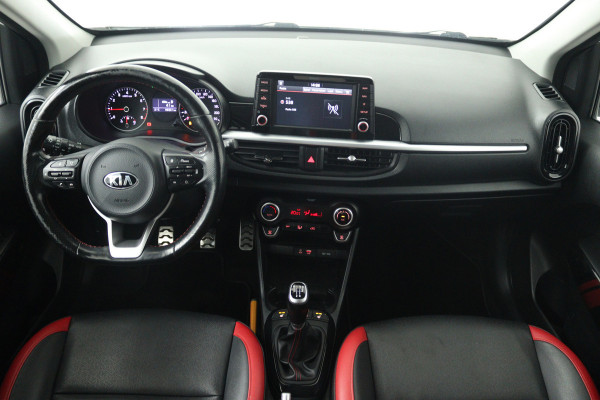 Kia Picanto 1.0 T-GDI GT-Line (STOEL/STUUR VERWARMING, NAVIGATIE, CAMERA, CRUISE CONTROL, PARKEERSENSOREN)
