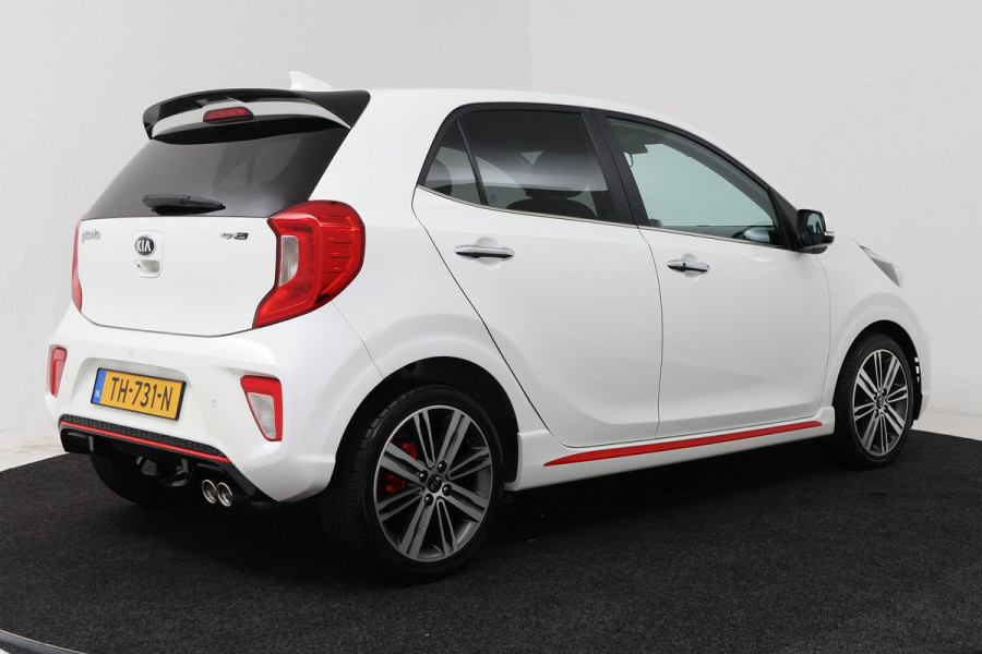Kia Picanto 1.0 T-GDI GT-Line (STOEL/STUUR VERWARMING, NAVIGATIE, CAMERA, CRUISE CONTROL, PARKEERSENSOREN)