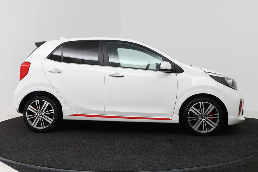 Kia Picanto 1.0 T-GDI GT-Line (STOEL/STUUR VERWARMING, NAVIGATIE, CAMERA, CRUISE CONTROL, PARKEERSENSOREN)