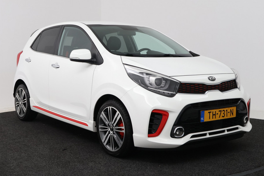 Kia Picanto 1.0 T-GDI GT-Line (STOEL/STUUR VERWARMING, NAVIGATIE, CAMERA, CRUISE CONTROL, PARKEERSENSOREN)