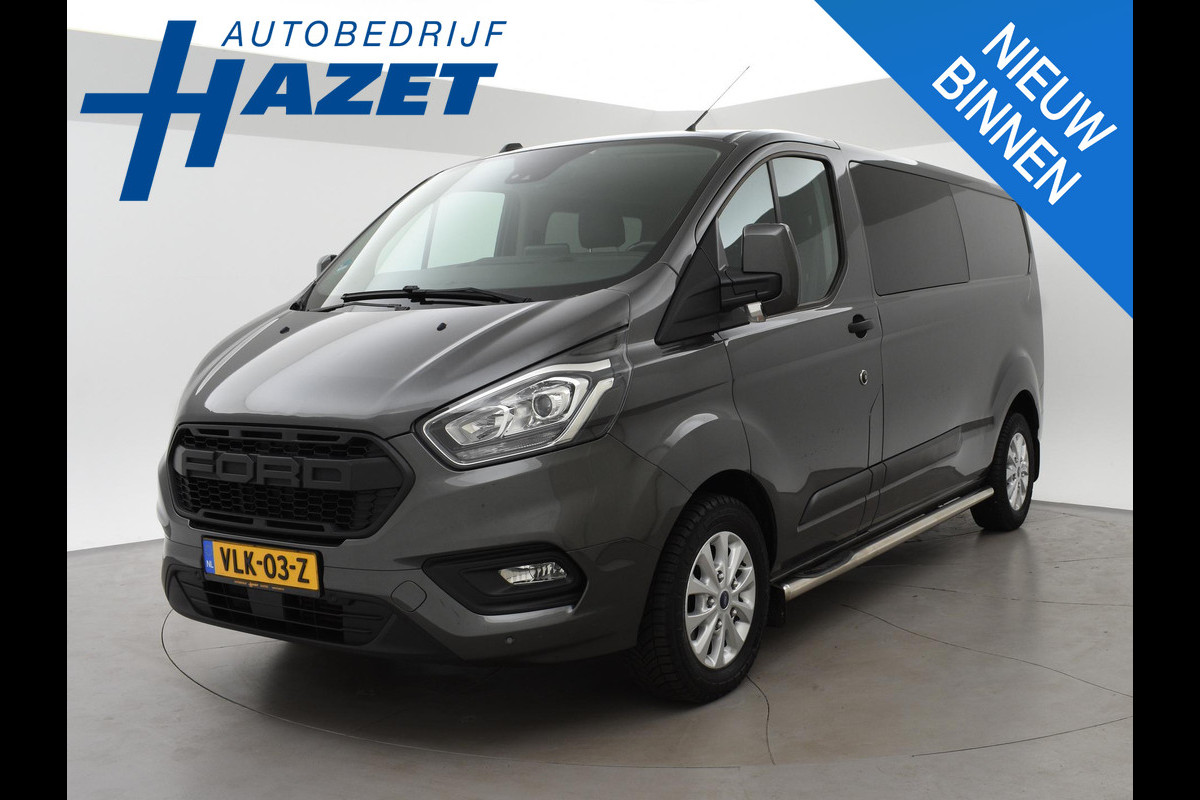 Ford Transit Custom 340 2.0 TDCI L2H1 170 PK DUBBEL CAB AUT. + CARPLAY | TREKHAAK | CAMERA | STOELVERW.