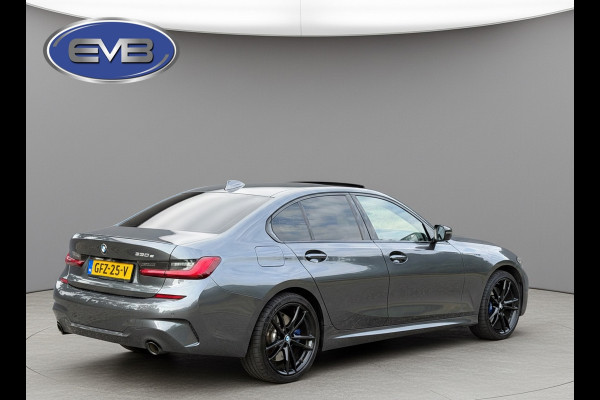 BMW 3-serie 330e High Executive M- Sport, panoramadak, lazer led, afn. Trekhaak 360 camera, headup display,,adaptief cruise,