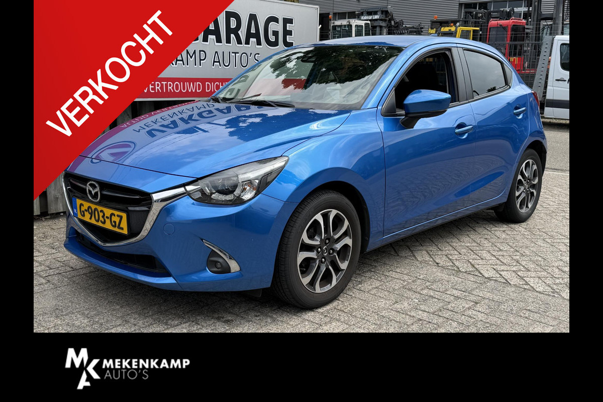 Mazda 2 1.5 Skyactiv-G GT-M 16"/Stoelverwarming/Head-up/Dodehoek/Camera/Navigatie/Keyless