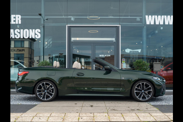 BMW 4 Serie Cabrio 420i High Exec | M-Sport | Laser | Memory | H&K | Keyless | 19" | Stoelverwarming | Carplay | Ambient | Camera