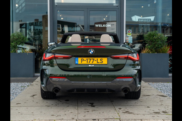 BMW 4 Serie Cabrio 420i High Exec | M-Sport | Laser | Memory | H&K | Keyless | 19" | Stoelverwarming | Carplay | Ambient | Camera