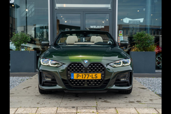 BMW 4 Serie Cabrio 420i High Exec | M-Sport | Laser | Memory | H&K | Keyless | 19" | Stoelverwarming | Carplay | Ambient | Camera