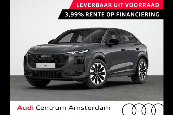 Audi Q3 Sportback S edition e-hybrid 272 pk | Techniekpakket plus | Panorama-glasdak | Optiekpakket zwart-glanzend | Trekhaak mech |