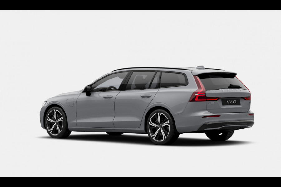 Volvo V60 T6 333PK Automaat Plug-in hybrid AWD Plus Dark Adaptive Cruise Control/ Apple Carplay/ Android Auto/ Achteruitrijcamera/ Parkeersensoren voor en achter/ Stoelverwarming/ Stuurverwarming/ Elektrisch bedienbare stoelen met geheugen