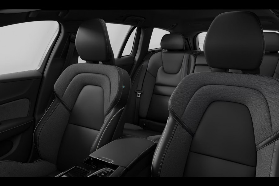 Volvo V60 T6 333PK Automaat Plug-in hybrid AWD Plus Dark Adaptive Cruise Control/ Apple Carplay/ Android Auto/ Achteruitrijcamera/ Parkeersensoren voor en achter/ Stoelverwarming/ Stuurverwarming/ Elektrisch bedienbare stoelen met geheugen