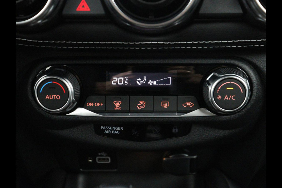Nissan Juke 1.0 DIG-T N-Design | Half leder | Carplay | Cruise control | Park assist | Camera | Climate control | Keyless | Lichtmetaal 19" |