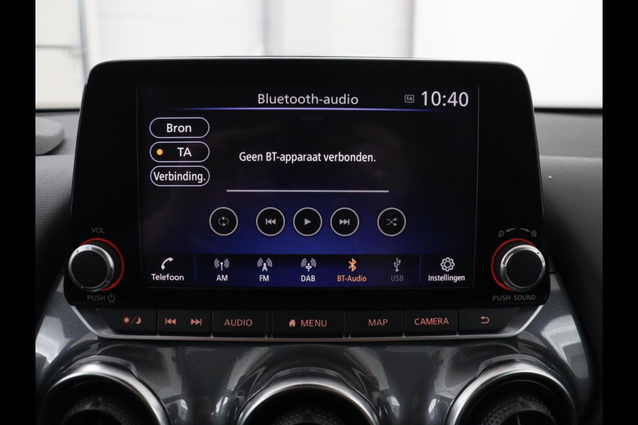 Nissan Juke 1.0 DIG-T N-Design | Half leder | Carplay | Cruise control | Park assist | Camera | Climate control | Keyless | Lichtmetaal 19" |