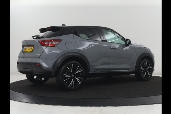 Nissan Juke 1.0 DIG-T N-Design | Half leder | Carplay | Cruise control | Park assist | Camera | Climate control | Keyless | Lichtmetaal 19" |