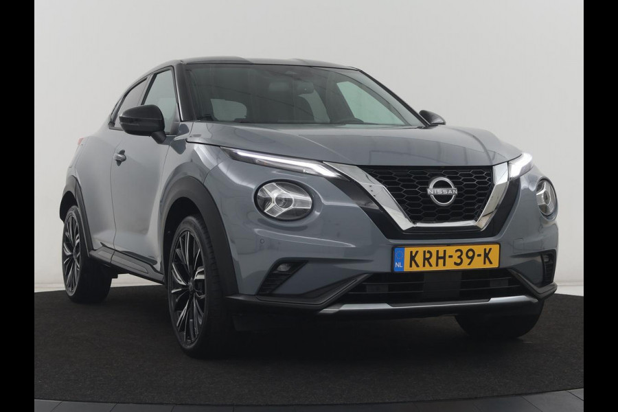 Nissan Juke 1.0 DIG-T N-Design | Half leder | Carplay | Cruise control | Park assist | Camera | Climate control | Keyless | Lichtmetaal 19" |