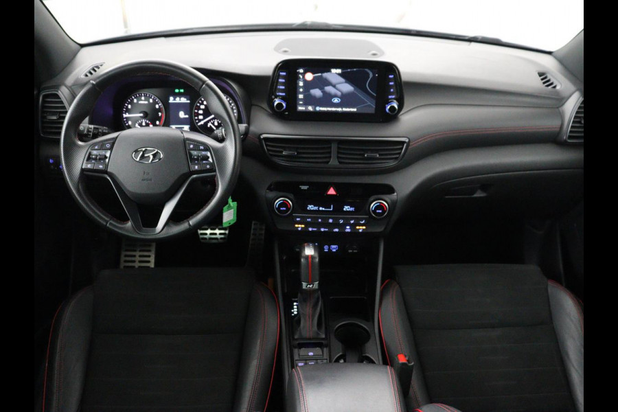 Hyundai Tucson 1.6 T-GDI Comfort N-Line | Trekhaak | 360 camera | Adaptive cruise | Carplay | Leder/alcantara | Stoelverwarming | Climate control | Full LED | Park assist |