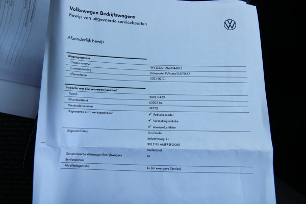 Volkswagen Transporter 2.0 TDI L1H1 / 150PK automaat / dubbel schuifdeur / app connect / cruise