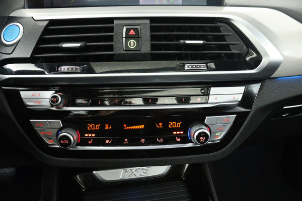 BMW iX3 High Executive 80 kWh SOH 97%(PANO, 360 CAMERA, H/K AUDIO, SFEERVERLICHTING, ADAPTIVE CRUISE, TREKHAAK, AUTOPILOT)