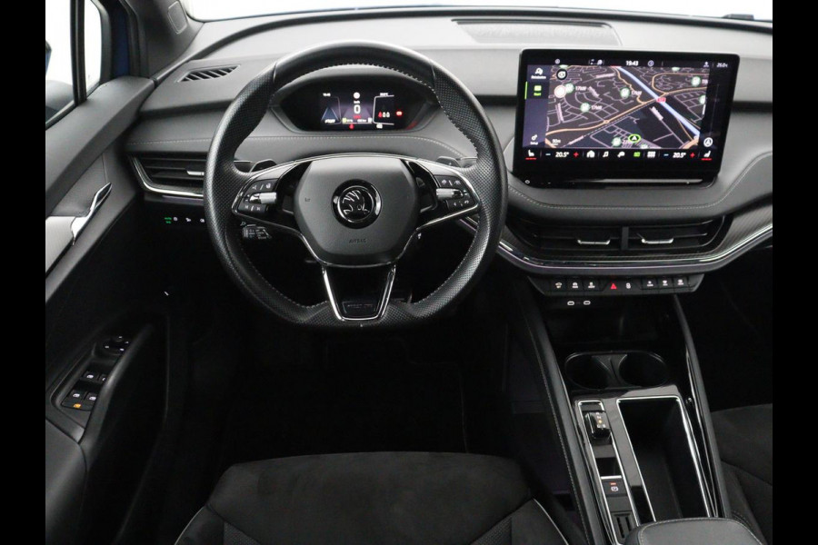 Škoda Enyaq iV 80 Sportline | SOH 93,2% | Leder/alcantara | Stuur/stoelverwarming | Carplay | Sfeerverlichting |  Adaptive cruise | Dodehoek detectie | Camera | Park assist