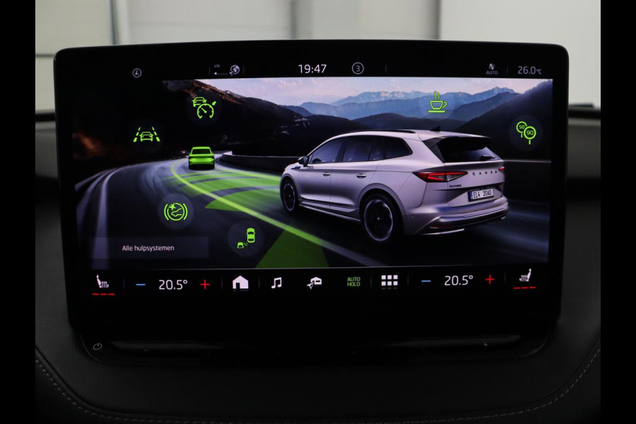 Škoda Enyaq iV 80 Sportline | SOH 93,2% | Leder/alcantara | Stuur/stoelverwarming | Carplay | Sfeerverlichting |  Adaptive cruise | Dodehoek detectie | Camera | Park assist