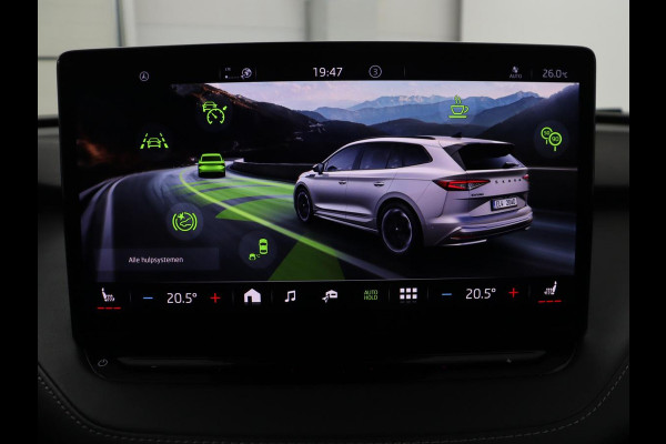 Škoda Enyaq iV 80 Sportline | SOH 93,2% | Leder/alcantara | Stuur/stoelverwarming | Carplay | Sfeerverlichting |  Adaptive cruise | Dodehoek detectie | Camera | Park assist