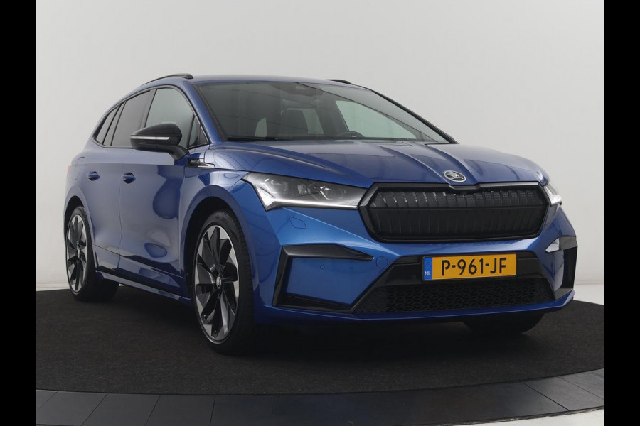 Škoda Enyaq iV 80 Sportline | SOH 93,2% | Leder/alcantara | Stuur/stoelverwarming | Carplay | Sfeerverlichting |  Adaptive cruise | Dodehoek detectie | Camera | Park assist