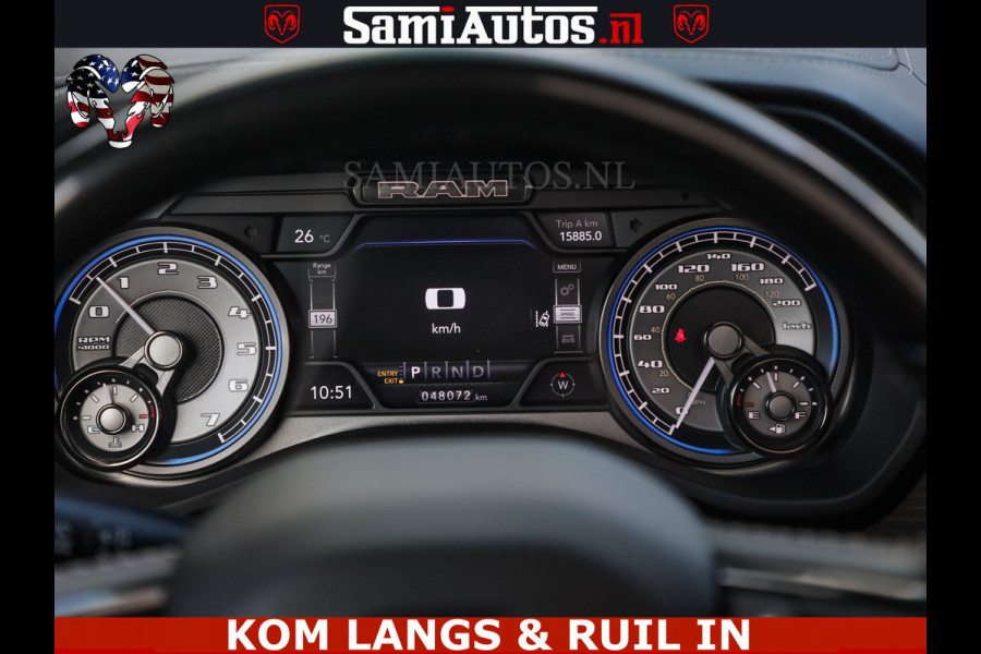 Dodge Ram COBRA HULK PACK | 5.7 V8 402 PK | LIMITED EDITION | HUD | LUCHTVERING | BOM VOL | CREW CAB 5 PERSOONS | DUBBELE CABINE | GRIJSKENTEKEN | | De specialist in Amerikaanse pick‑ups in Nederland en Europa.