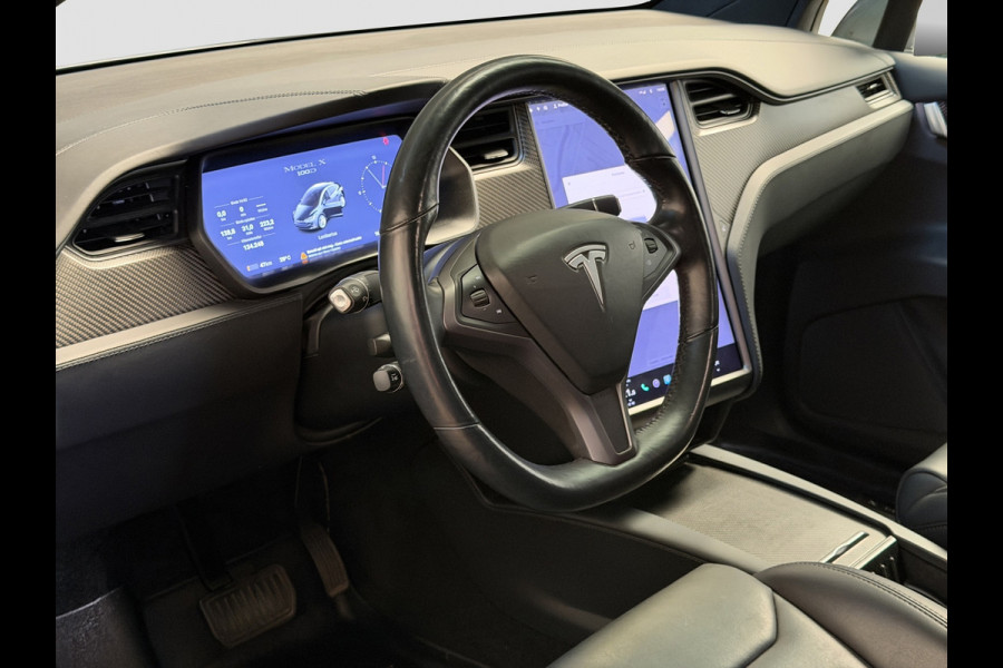 Tesla Model X 100D|Autopilot 2.5|Leder|Trekhaak|90% SOH|Stuur/Stoelverwarming