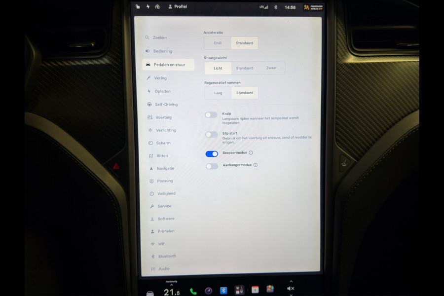 Tesla Model X 100D|Autopilot 2.5|Leder|Trekhaak|90% SOH|Stuur/Stoelverwarming